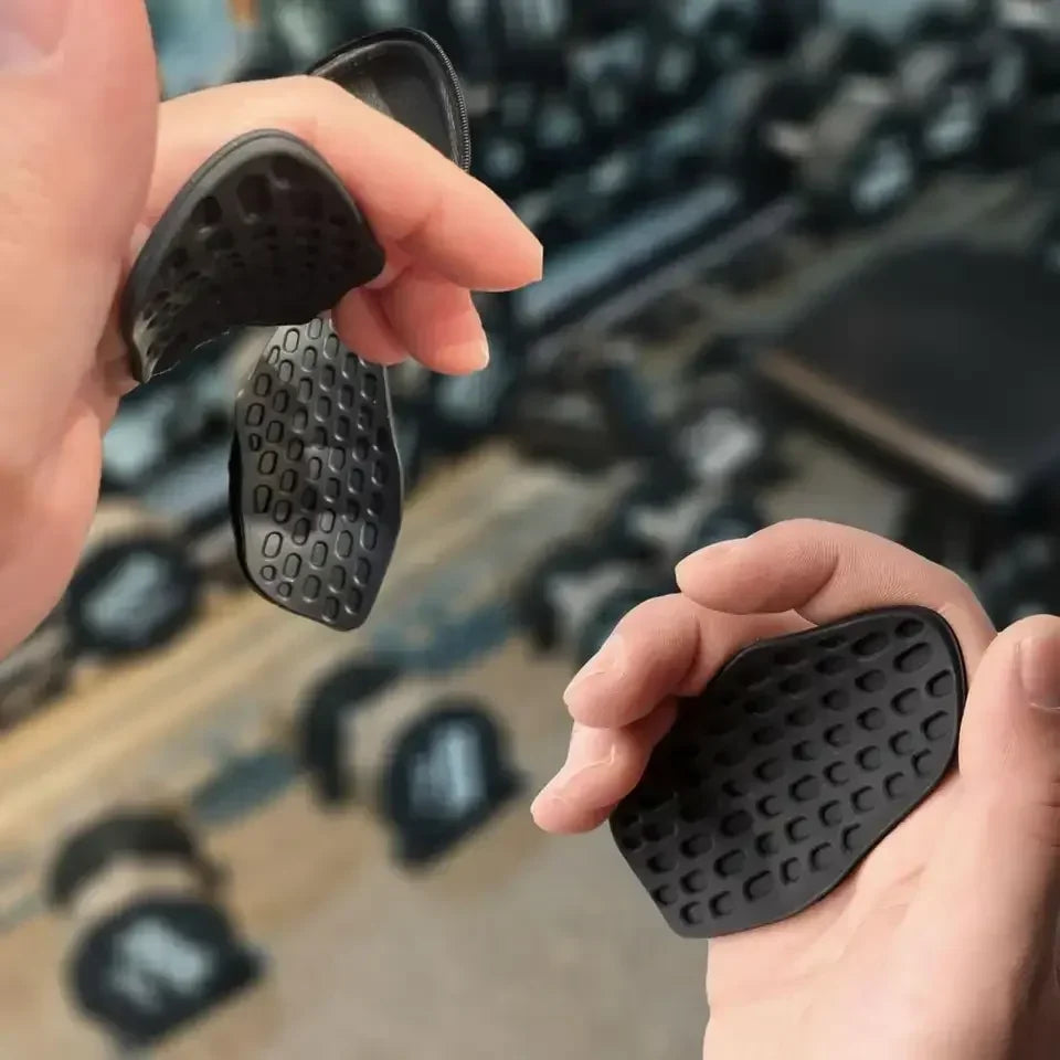 Elevate Your Workout with HRIZN Anti-Slip Workout Grips – Ergonomic Rubber Gym Gloves for Maximum Hand Protection in Weightlifting, Deadlifts, and Fitness Training for Everyone