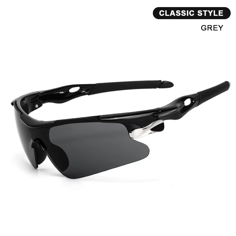 Unleash Your Cycling Potential with HRIZN Men's Premium Sports Sunglasses - Ultimate UV Protection for Road & Mountain Biking
