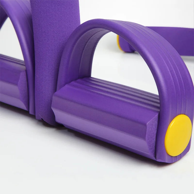 Elevate Your Workout with the HRIZN 6-Tube Multifunctional Resistance Bands - Perfect for Sit-Ups and Ankle Pulling for All Fitness Levels