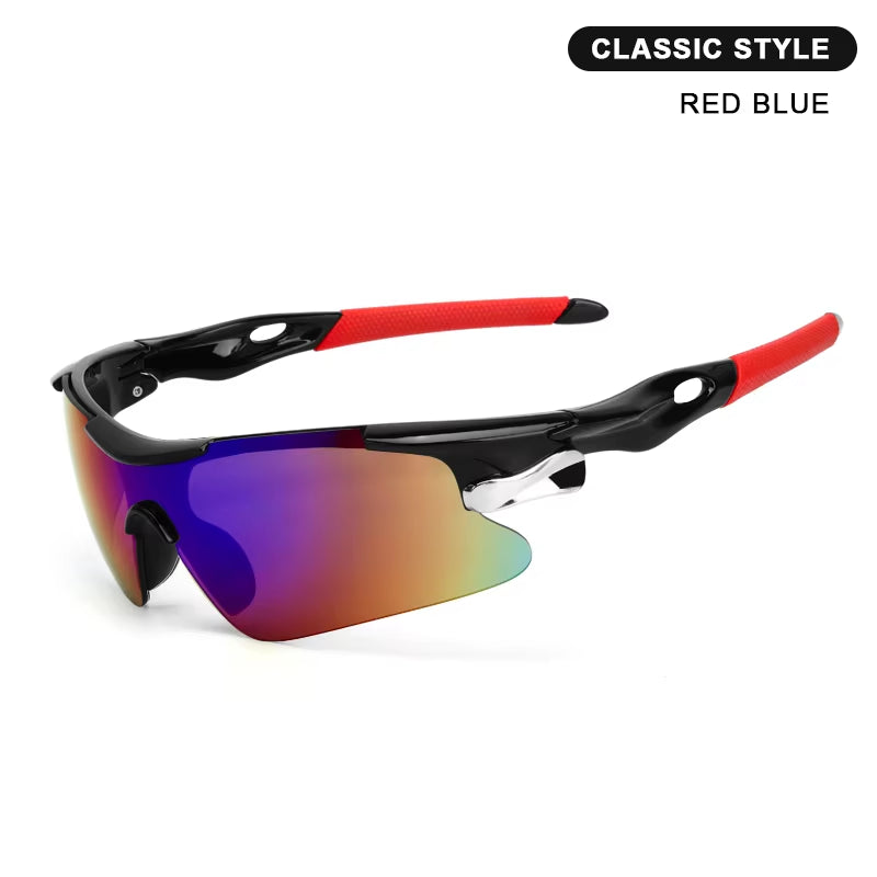 Unleash Your Cycling Potential with HRIZN Men's Premium Sports Sunglasses - Ultimate UV Protection for Road & Mountain Biking