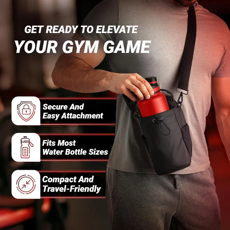 Stay Stylish and Hydrated with the HRIZN Magnetic Water Bottle Holder – Your Ultimate Workout Companion!