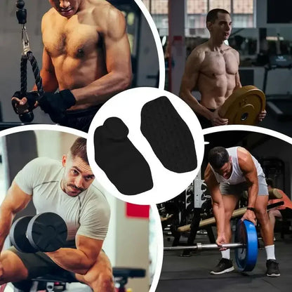 Elevate Your Workout with HRIZN Anti-Slip Workout Grips – Ergonomic Rubber Gym Gloves for Maximum Hand Protection in Weightlifting, Deadlifts, and Fitness Training for Everyone