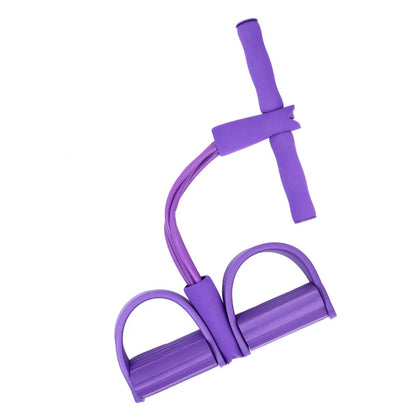 Elevate Your Workout with the HRIZN 6-Tube Multifunctional Resistance Bands - Perfect for Sit-Ups and Ankle Pulling for All Fitness Levels