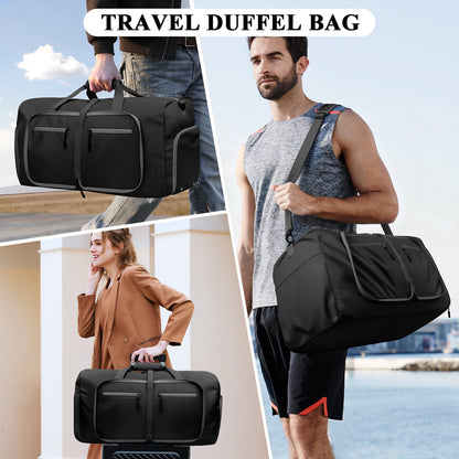 Ultimate 65L Waterproof Duffle Bag - Your Go-To Travel, Gym & Everyday Companion with Shoe Compartment