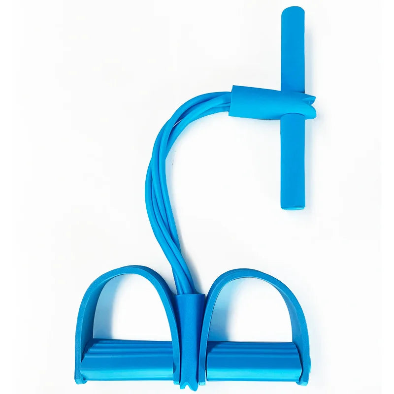 Elevate Your Workout with the HRIZN 6-Tube Multifunctional Resistance Bands - Perfect for Sit-Ups and Ankle Pulling for All Fitness Levels
