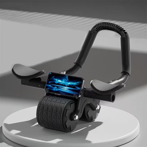 Elevate Your Core Training with the HRIZN Ab Roller Wheel - Featuring Timer & Elbow Support for Ultimate Performance!