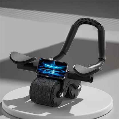 Elevate Your Core Training with the HRIZN Ab Roller Wheel - Featuring Timer & Elbow Support for Ultimate Performance!