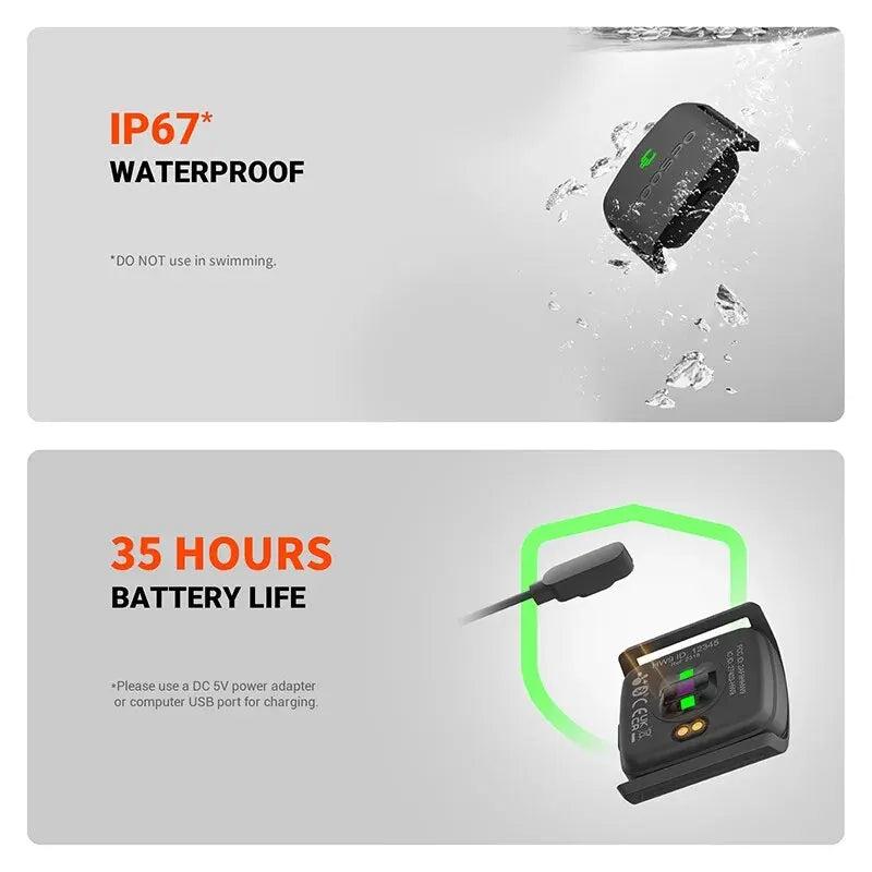 Elevate Your Fitness with the HRIZN HW9 Armband Heart Rate Monitor - Accurate HR Zones & Calorie Tracking for Cycling and More!