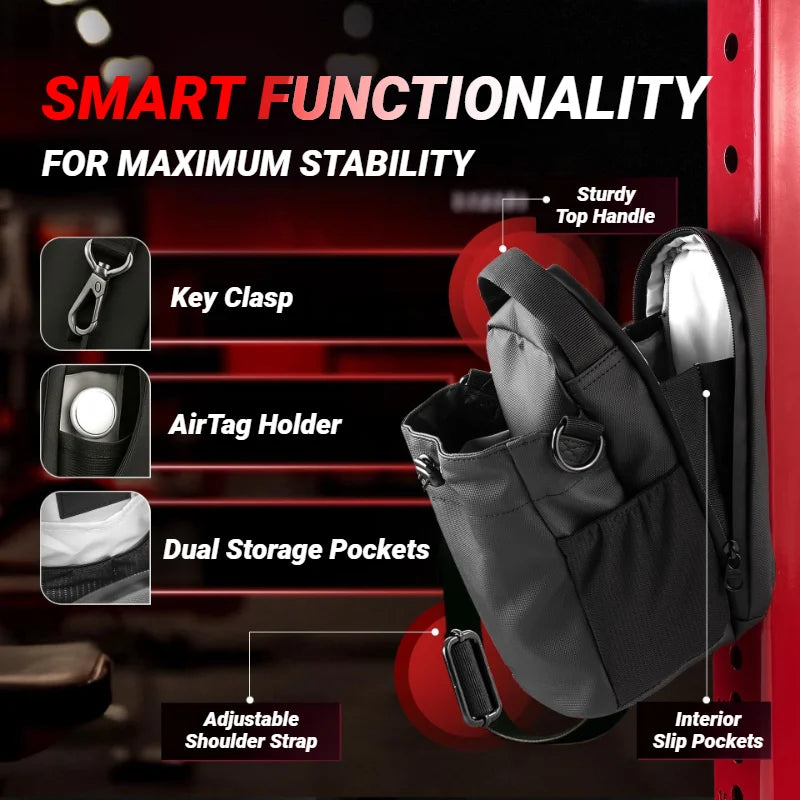 Stay Stylish and Hydrated with the HRIZN Magnetic Water Bottle Holder – Your Ultimate Workout Companion!