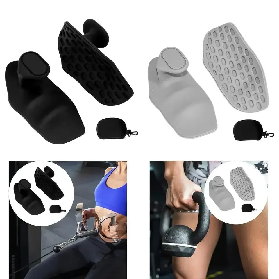 Elevate Your Workout with HRIZN Anti-Slip Workout Grips – Ergonomic Rubber Gym Gloves for Maximum Hand Protection in Weightlifting, Deadlifts, and Fitness Training for Everyone