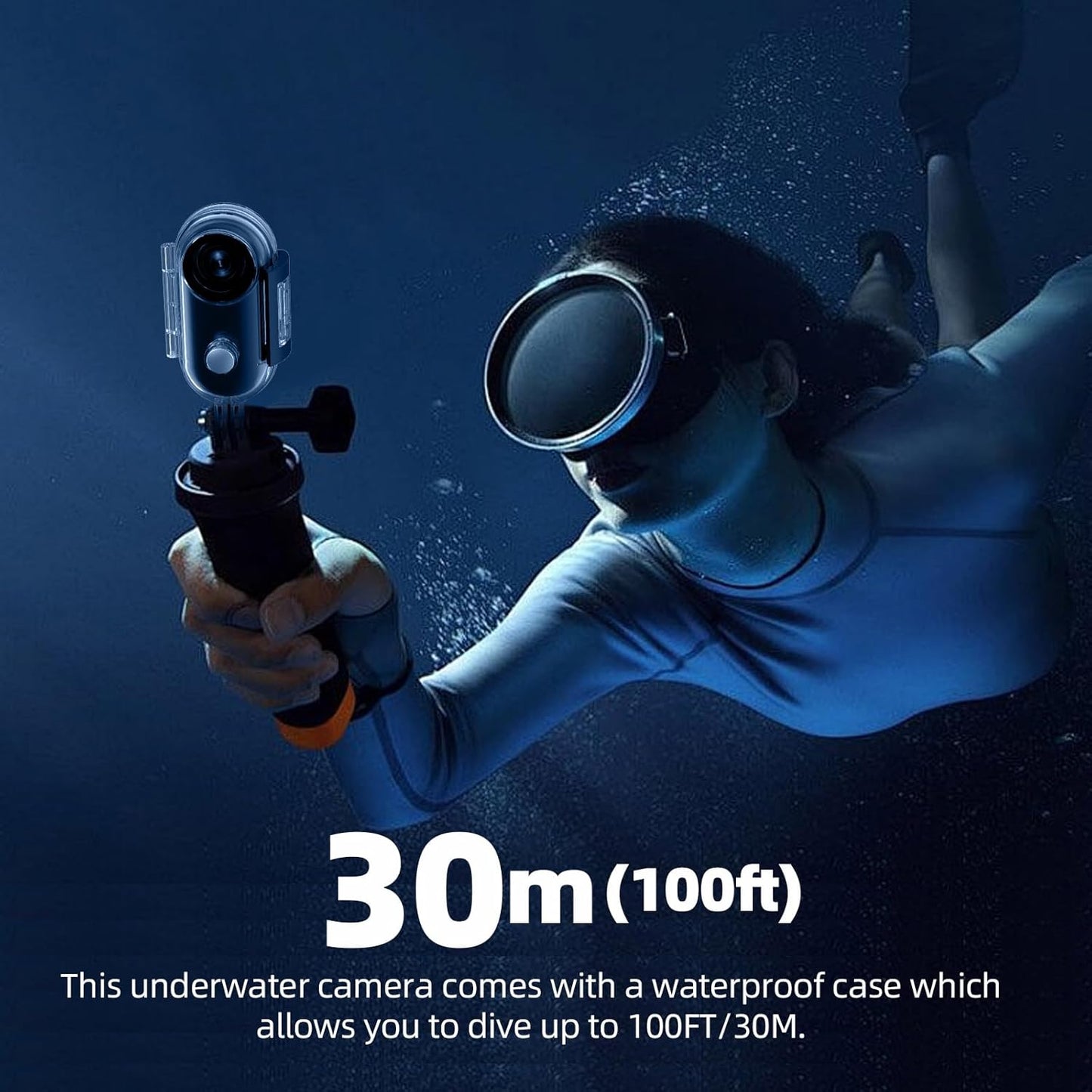 Capture Every Adventure with the HRIZN 4K Mini Body Camera - Waterproof, Portable POV Cam with 64GB Storage and Hands-Free Helmet Mount for Cycling, Motorcycling, and Vlogging