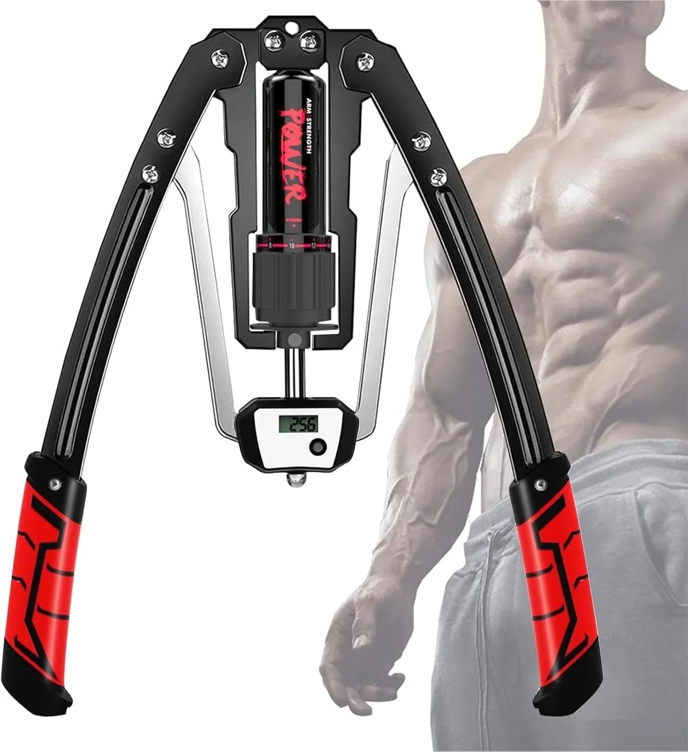 Unleash Your Strength with the HRIZN Adjustable Hydraulic Chest Expander & Arm Twister - Perfect for Building Upper Body Muscle