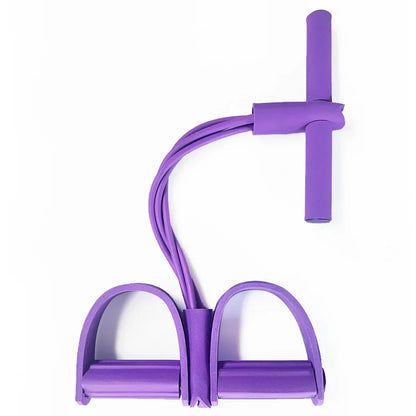 Elevate Your Workout with the HRIZN 6-Tube Multifunctional Resistance Bands - Perfect for Sit-Ups and Ankle Pulling for All Fitness Levels