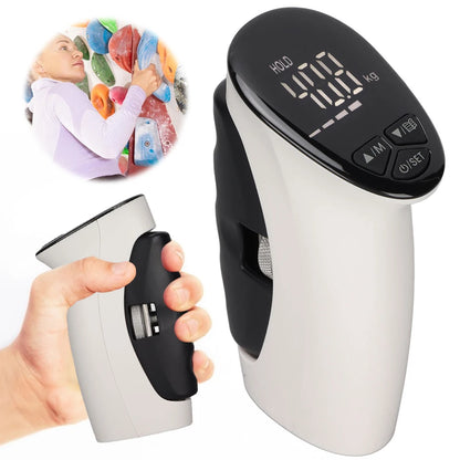 HRIZN Revolutionary Electronic Grip Strength Meter: Auto-Capturing Power Trainer for Injury Recovery and Enhanced Performance