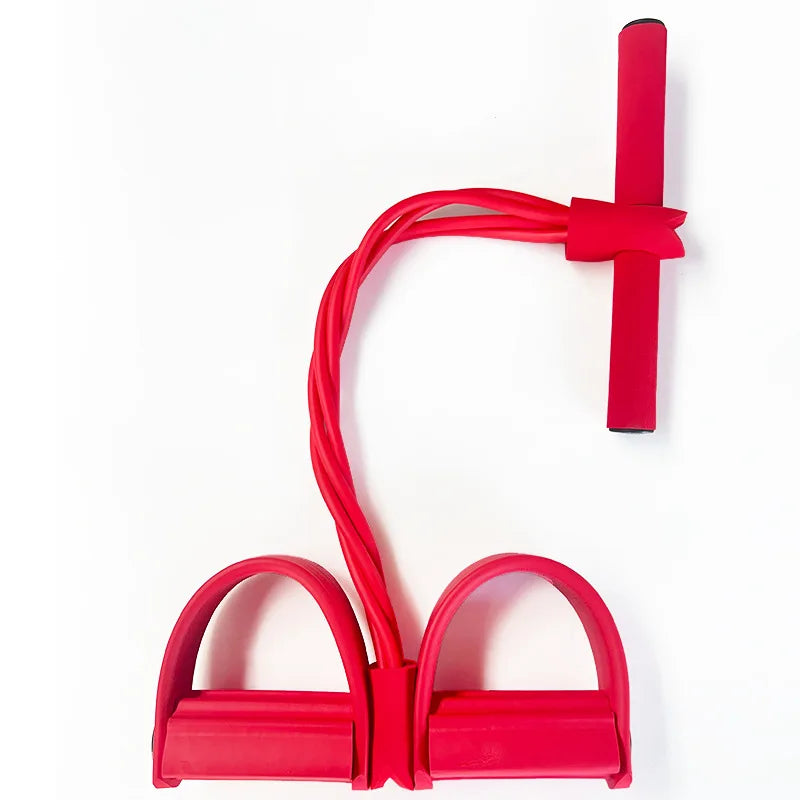 Elevate Your Workout with the HRIZN 6-Tube Multifunctional Resistance Bands - Perfect for Sit-Ups and Ankle Pulling for All Fitness Levels