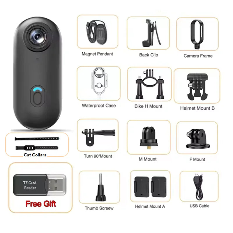 Capture Every Adventure with the Ultimate HRIZN 4K Action Camera Accessory Kit for Pets