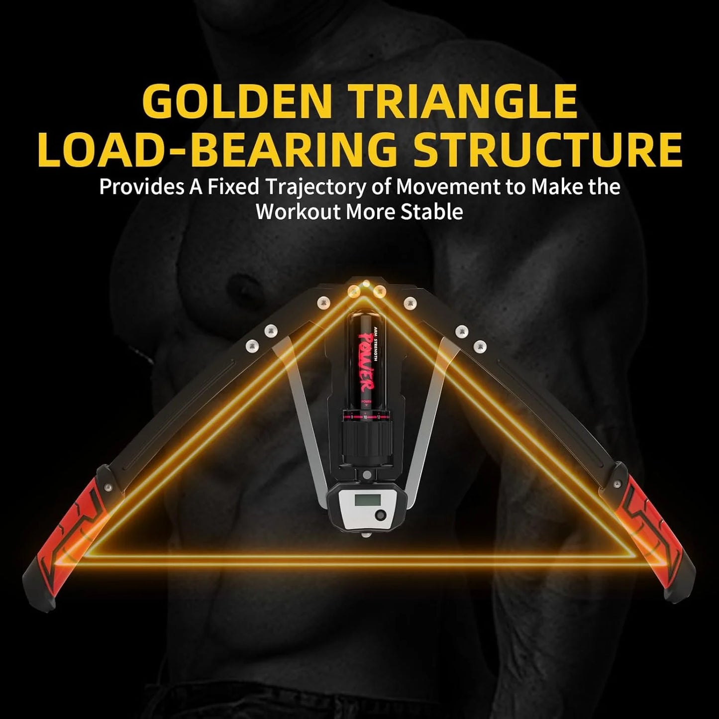 Unleash Your Strength with the HRIZN Adjustable Hydraulic Chest Expander & Arm Twister - Perfect for Building Upper Body Muscle