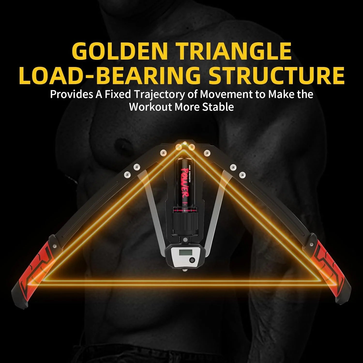 Unleash Your Strength with the HRIZN Adjustable Hydraulic Chest Expander & Arm Twister - Perfect for Building Upper Body Muscle