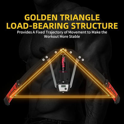 Unleash Your Strength with the HRIZN Adjustable Hydraulic Chest Expander & Arm Twister - Perfect for Building Upper Body Muscle