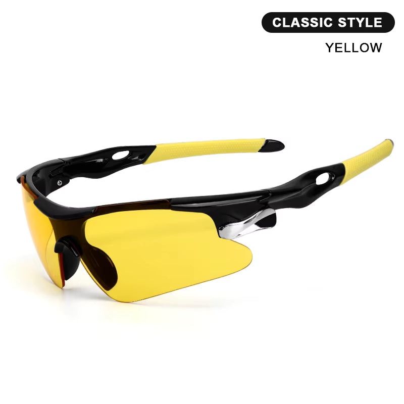 Unleash Your Cycling Potential with HRIZN Men's Premium Sports Sunglasses - Ultimate UV Protection for Road & Mountain Biking