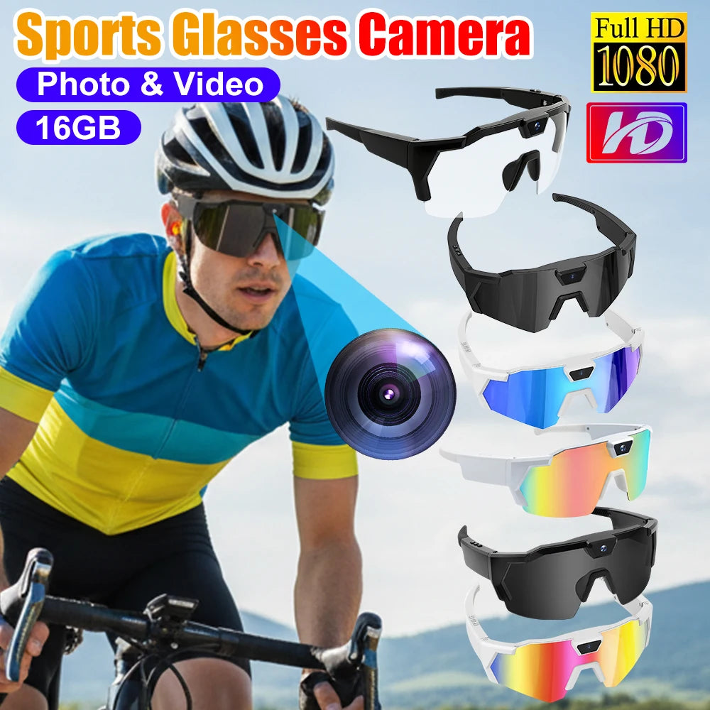 Experience Adventure Like Never Before with HRIZN HD 1080P Smart Action Camera Sunglasses for Cycling and Hiking