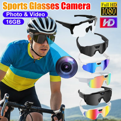 Experience Adventure Like Never Before with HRIZN HD 1080P Smart Action Camera Sunglasses for Cycling and Hiking