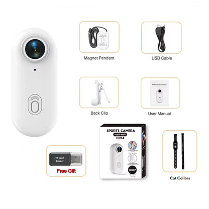 Capture Every Adventure with the Ultimate HRIZN 4K Action Camera Accessory Kit for Pets