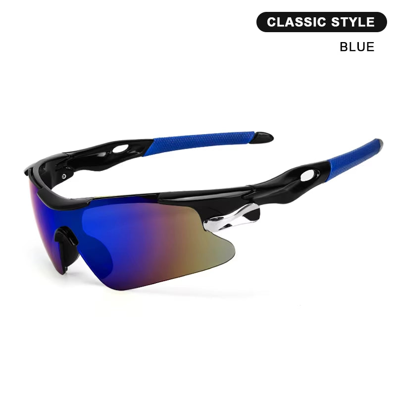 Unleash Your Cycling Potential with HRIZN Men's Premium Sports Sunglasses - Ultimate UV Protection for Road & Mountain Biking