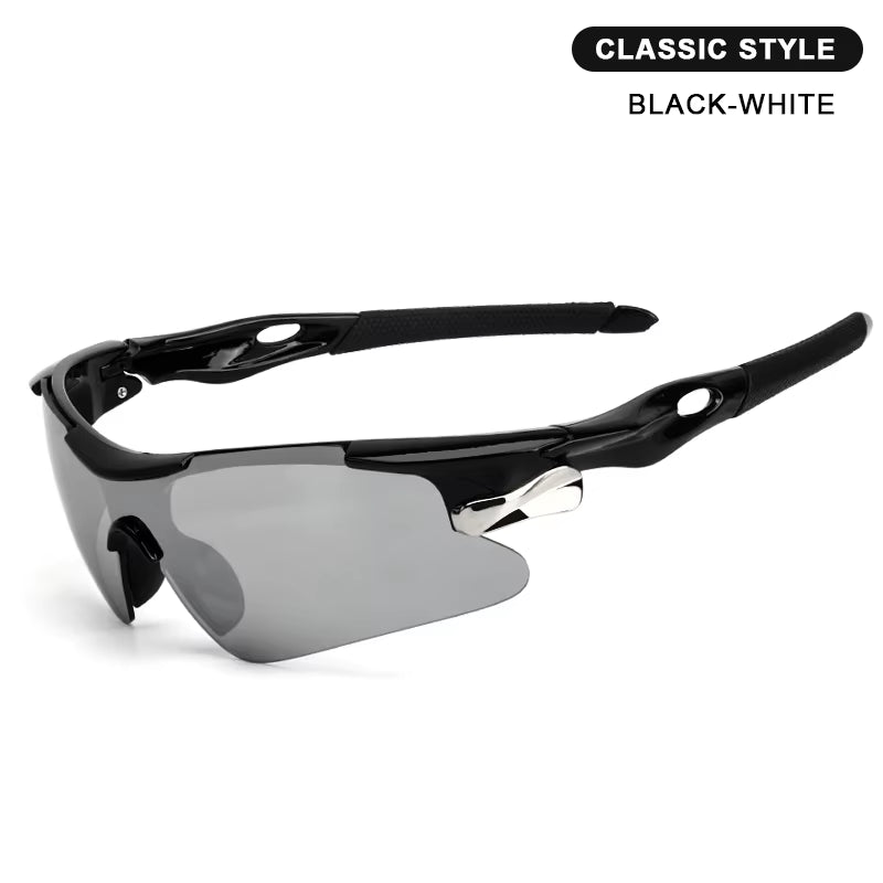 Unleash Your Cycling Potential with HRIZN Men's Premium Sports Sunglasses - Ultimate UV Protection for Road & Mountain Biking